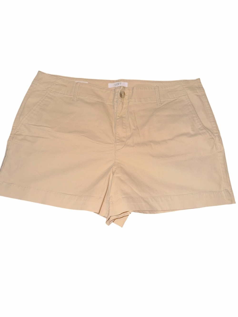 LOFT Light Beige Casual Women's Shorts